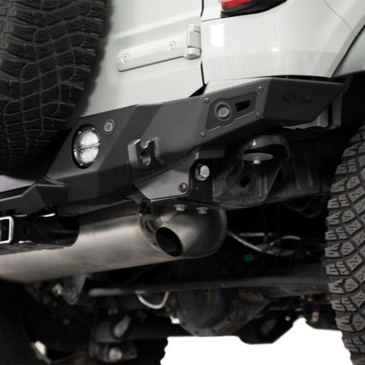 Addictive Desert Designs Krawler Rear Bumper for Ford Bronco 2021-2023 with Light Mounts and Reinforced Recovery Points
