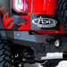Addictive Desert Designs 21-22 Ford Bronco Bomber Rear Bumper with Cube Light Mounts in Hammer Black