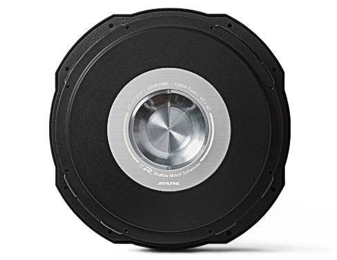 Alpine RS-W12D4 12-inch R-Series Shallow Subwoofer with Dual 4-Ohm Voice Coils