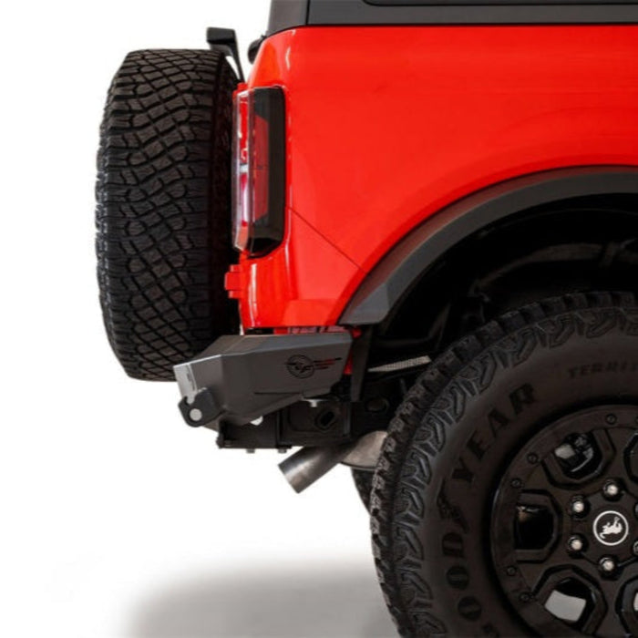 Addictive Desert Designs Rock Fighter Rear Bumper for 2021-2023 Ford Bronco * Hammer Black
