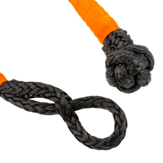 ARB Soft Connect Shackle 14.5T - Orange Synthetic Rope Recovery Shackle with UHMWPE for Safe Vehicle Recovery