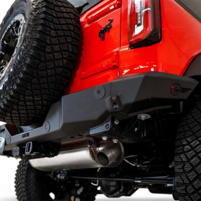 Addictive Desert Designs Rock Fighter Rear Bumper for 2021-2023 Ford Bronco * Hammer Black