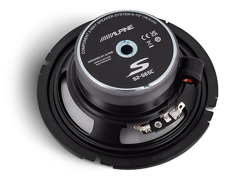 Alpine S2-S65C Next-Generation S-Series 6.5" Component 2-Way Speaker Set