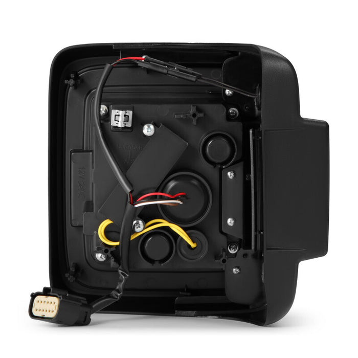 AlphaRex 18-23 Jeep Wrangler JL NOVA Series Prismatic LED Tail Lights - Alpha-Black