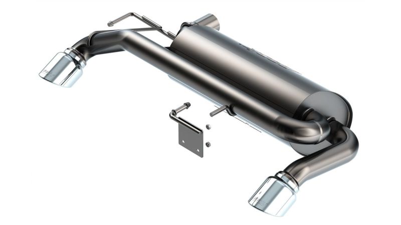 Borla ATAK Axle-Back Exhaust System for 2021-2025 Ford Bronco 2.7L V6 with Bright Chrome Tips