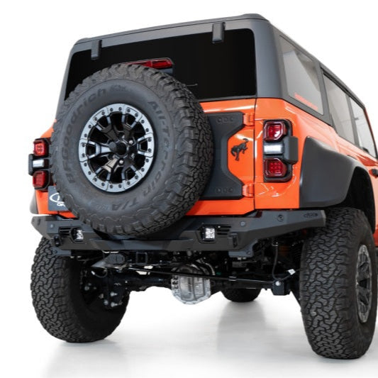 Addictive Desert Designs 22-23 Ford Bronco Raptor Bomber Rear Bumper with Cube Light Mounts