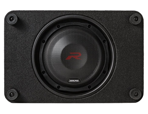 Alpine Single 10” R-Series Shallow Preloaded Subwoofer Enclosure
