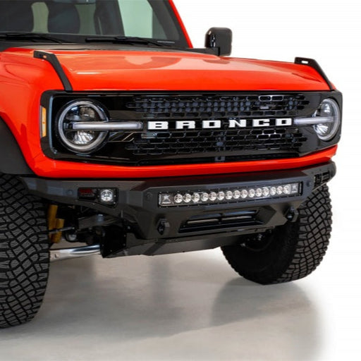 Addictive Desert Designs Stealth Fighter Front Bumper for 2021+ Ford Bronco with Light Bar Mounts
