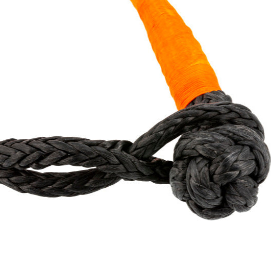 ARB Soft Connect Shackle 14.5T - Orange Synthetic Rope Recovery Shackle with UHMWPE for Safe Vehicle Recovery