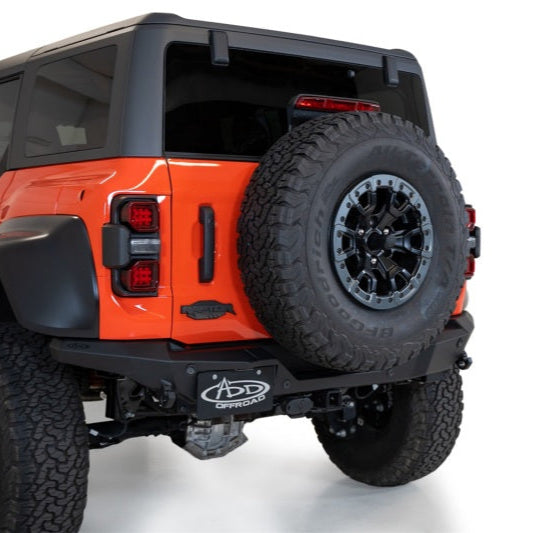 Addictive Desert Designs Rock Fighter Rear Bumper for 2022-2023 Ford Bronco Raptor
