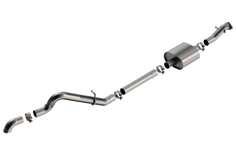 Borla 21-22 Ford Bronco 2.3L T-304 Stainless Steel Touring Cat-Back Exhaust System