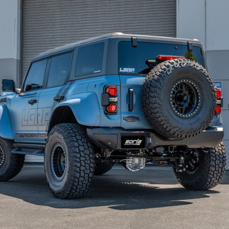 Borla 140934CB ATAK Cat-Back Exhaust System for 2022-2025 Ford Bronco Raptor 3.0L V6 Twin Turbo with Black Coated Tips