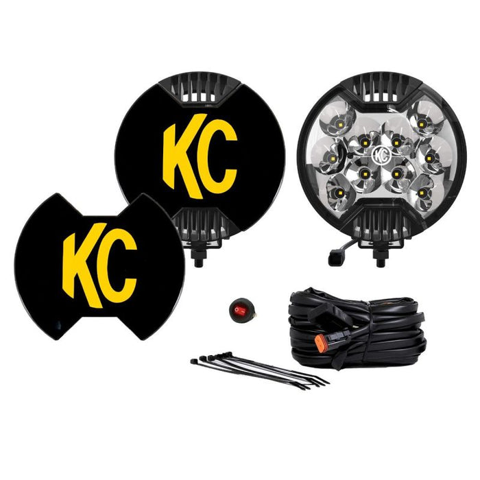 KCHilites Ford Bronco A-Pillar / Ditch Mount and Lights Bundle I '21- Current Ford Bronco