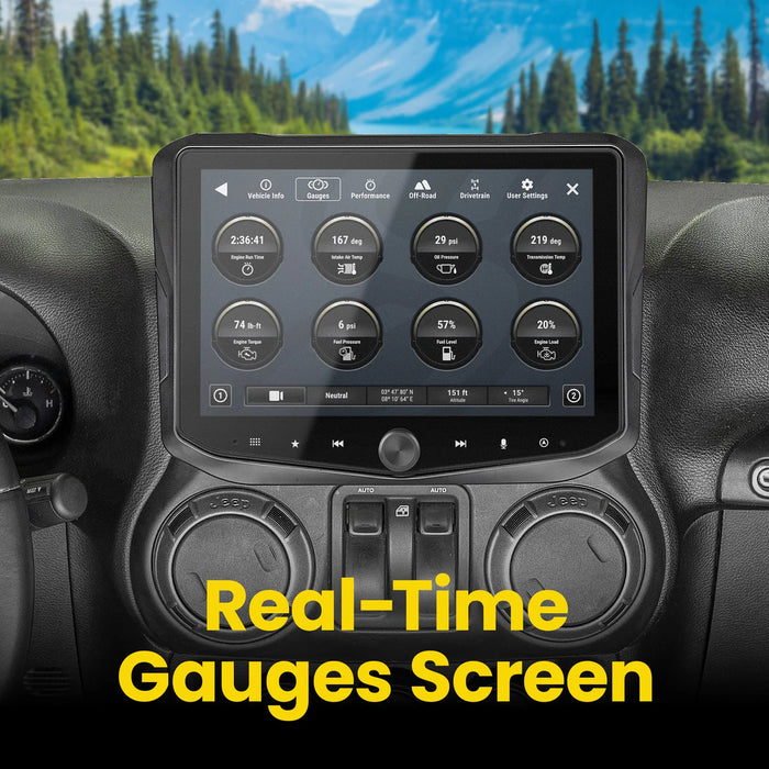 Stinger HORIZON10 10" Radio Fully Integrated Kit W/ Vehicle And Off-Road I '11-'18 JK Wranglers