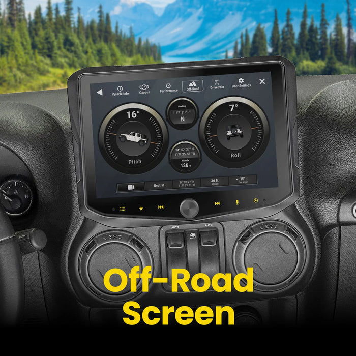 Stinger HORIZON10 10" Radio Fully Integrated Kit W/ Vehicle And Off-Road I '11-'18 JK Wranglers