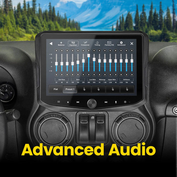 Stinger HORIZON10 10" Radio Fully Integrated Kit W/ Vehicle And Off-Road I '11-'18 JK Wranglers