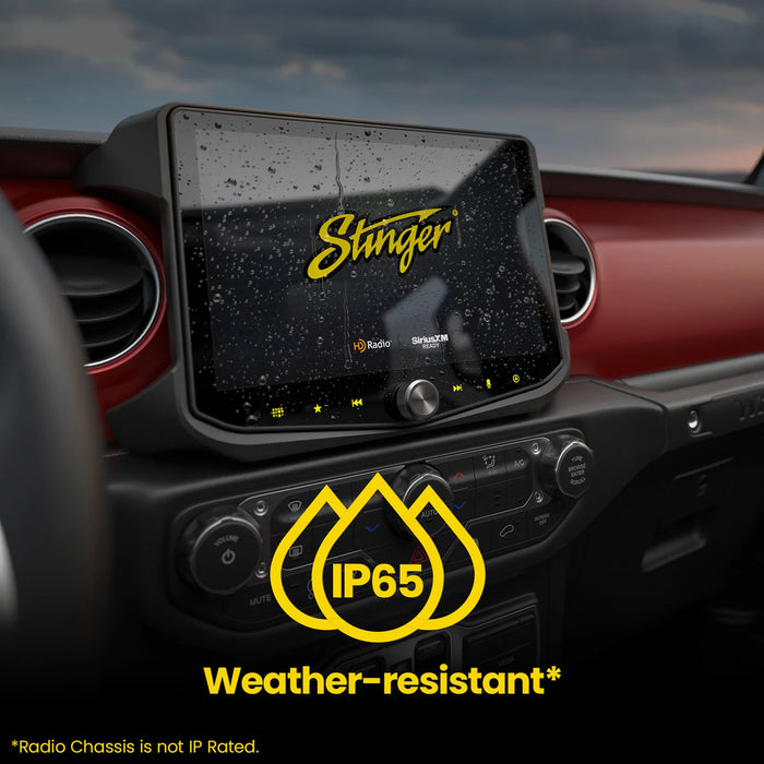 Stinger HORIZON10 10" Radio Fully Integrated Kit W/ Vehicle And Off-Road  I '18-'23 Jeep JL Wranglers/ '20-'23 Jeep JT Gladiators