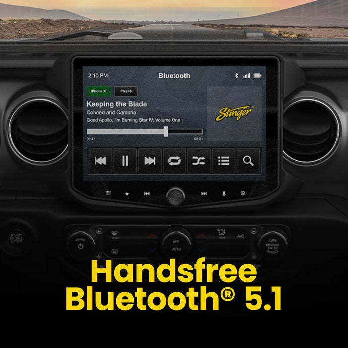 Stinger HORIZON10 10" Radio Fully Integrated Kit W/ Vehicle And Off-Road  I '18-'23 Jeep JL Wranglers/ '20-'23 Jeep JT Gladiators