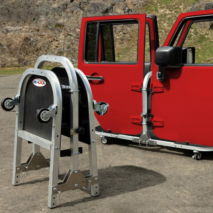 EZ 4X4 Aluminum Folding and Rolling Door Cart (4-Door) | Jeep Wrangler/ Gladiator