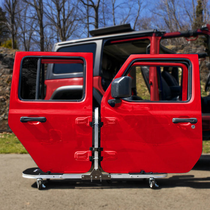 EZ 4X4 Aluminum Folding and Rolling Door Cart (4-Door) | Jeep Wrangler/ Gladiator