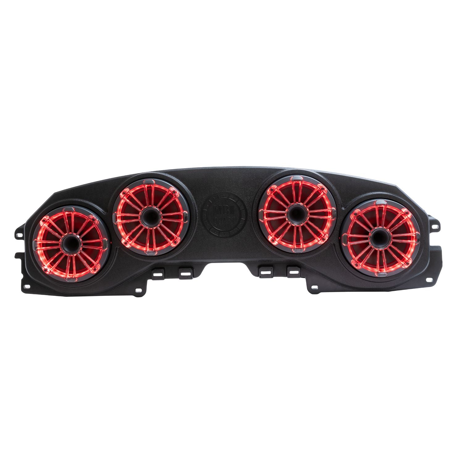 MB Quart Tuned Rear Soundbar with 8 Inch Compression Horn Speakers, En ...