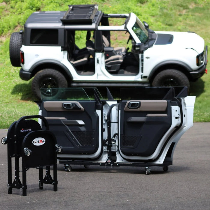 EZ 4X4 Aluminum Folding and Rolling Door Cart (4-Door) | 21'- Current Ford Bronco