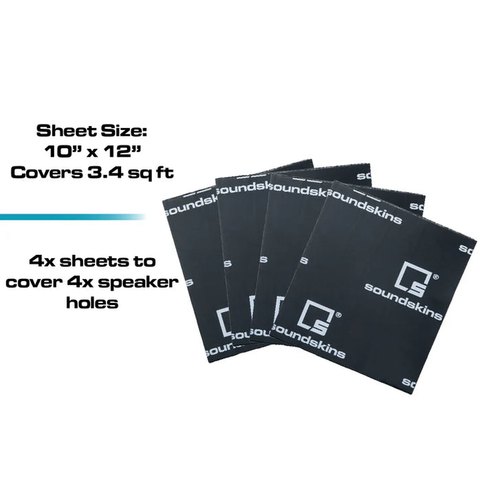 SoundSkins SSK-SQSK | Sound Deadening Sound Quality Speaker Kit | Universal Fitment