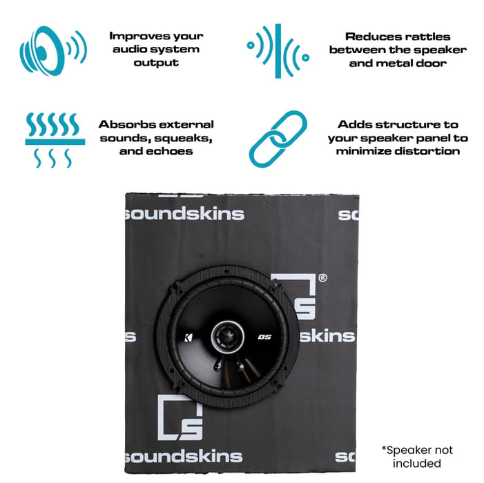 SoundSkins SSK-SQSK | Sound Deadening Sound Quality Speaker Kit | Universal Fitment
