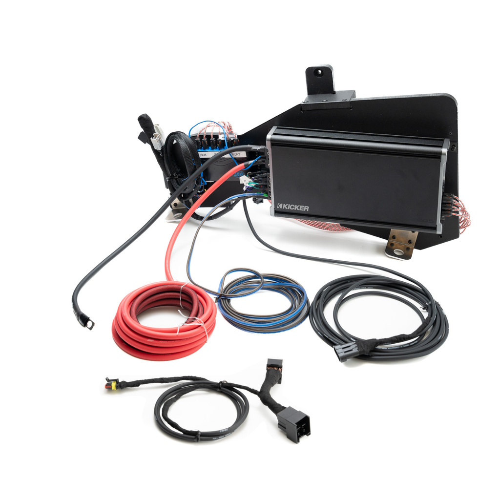 Kicker Plug & Play Amp Kit Bundle Upgrade 2 & 4-Door (B&O System