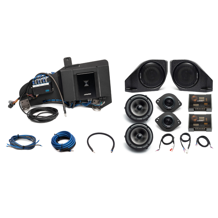 Alpine Status Series Plug & Play Full System Bundle Upgrade (B&O System) | '21 - Current Ford Bronco