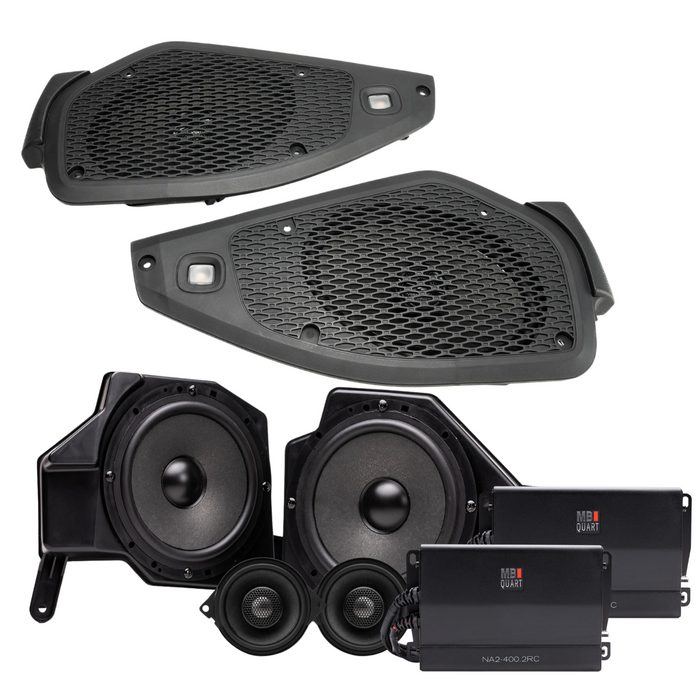 MB Quart 800 Watt STAGE 6 Tuned Six Speakers System Upgrade I 2024 JL Wrangler/ 2024 JT Gladiator