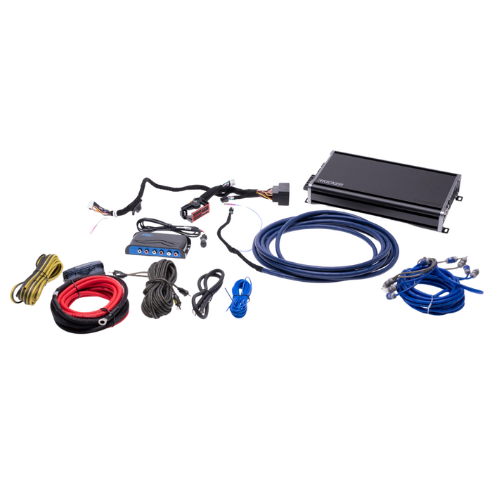 Kicker Complete 5-Channel Amp Kit Bundle | '18- '23 JL Wrangler/ '20- '23 JT Gladiator