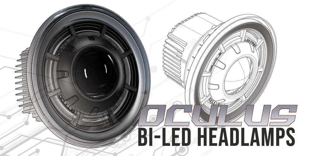 Oracle Lighting Oculus™ 7" BI-LED Projector Headlights For Jeep Wrangler JK | '07-'18 JK Wrangler