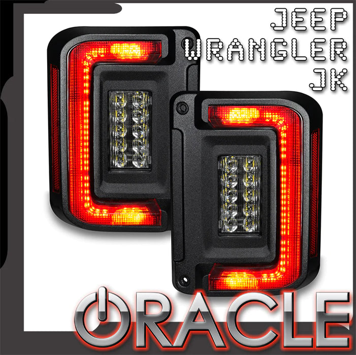 Oracle Lighting Flush Mount LED Tail Lights | '07-'18 JK Wrangler