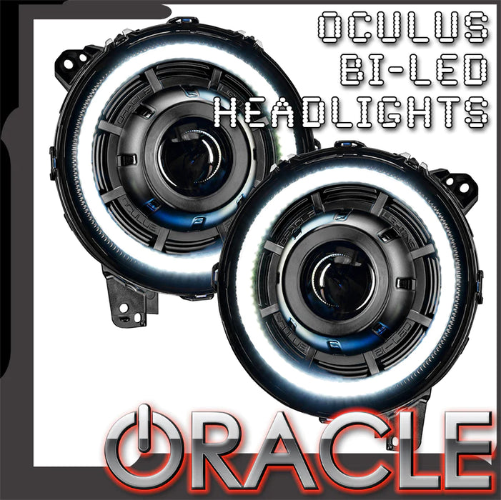 Oracle Lighting Oculus™ BI-LED Projector Headlights | '18+ JL Wrangler/ '20+ JT Gladiator
